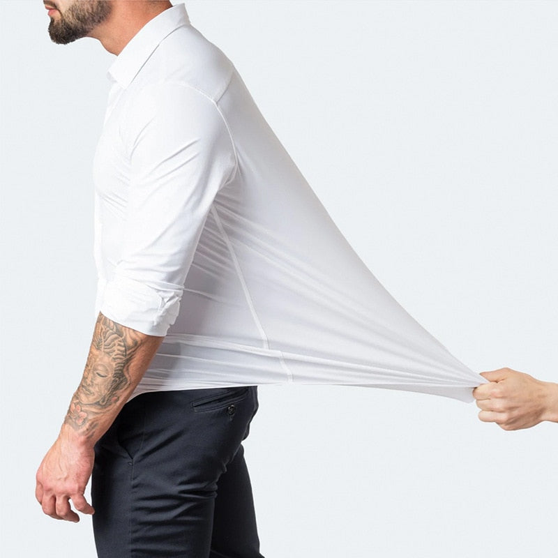 KIT: CAMISA CONFORT ELEGANCE + CAMISA JEANS CASUAL (BRINDE)