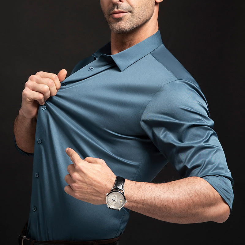 KIT 2 CAMISAS CONFORT PREMIUM - NOVAS CORES: BEGE E AZUL INVERNO
